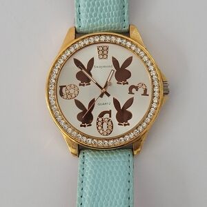 Swaymond Quartz Mint & Gold Bunny Swatch
